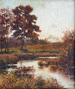 Attributed to Jan de Beer A Stream in Autumn Sweden oil painting artist